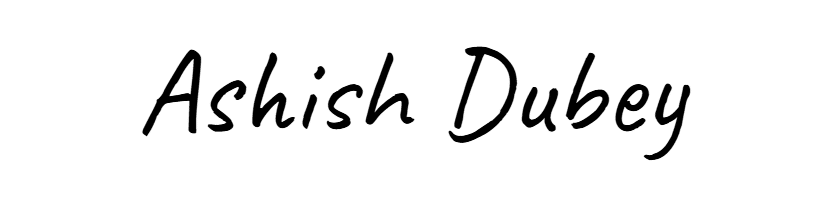 Ashish Dubey Signature